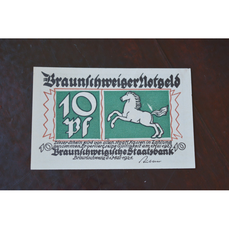 Німеччина. Нотгельд. 10Pf ( 5 ) Німеччина. Нотгельд. 10Pf ( 5 )