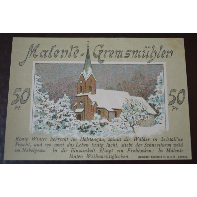 Німеччина. Нотгельд. 50Pf ( 6 ) Німеччина. Нотгельд. 50Pf ( 6 )