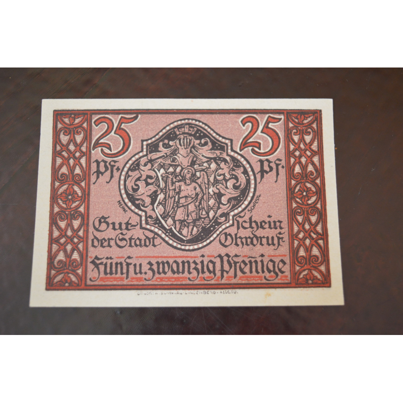 Німеччина. Нотгельд. 25Pf ( 6 ) Німеччина. Нотгельд. 25Pf ( 6 )