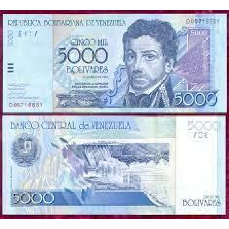 Venezuela Венесуэла - 5000 Bolivares 2004 UNC Venezuela Венесуэла - 5000 Bolivares 2004 UNC
