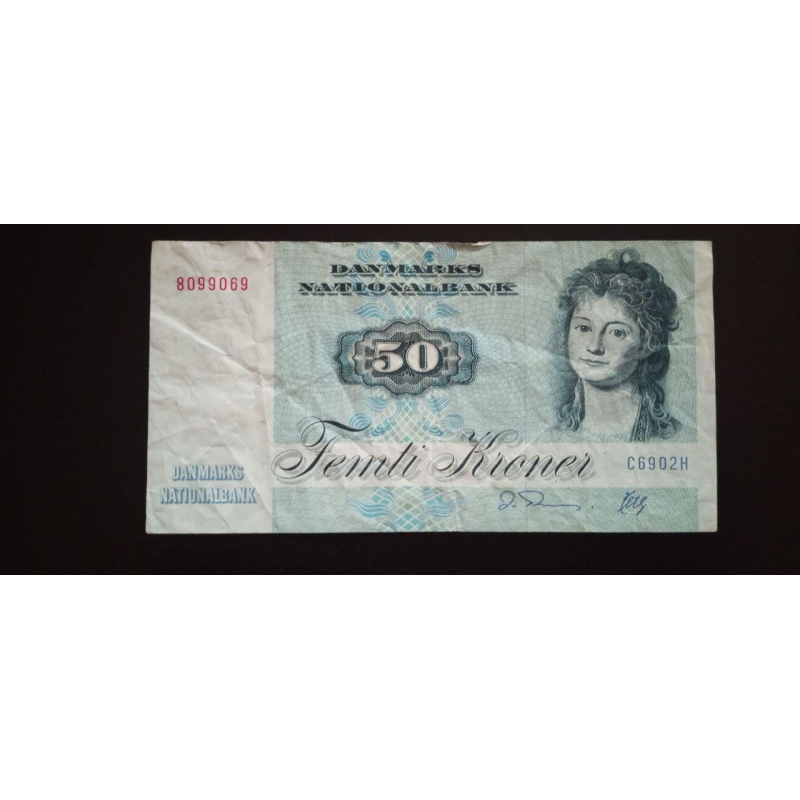 Denmark Дания - 50 Kroner 1972