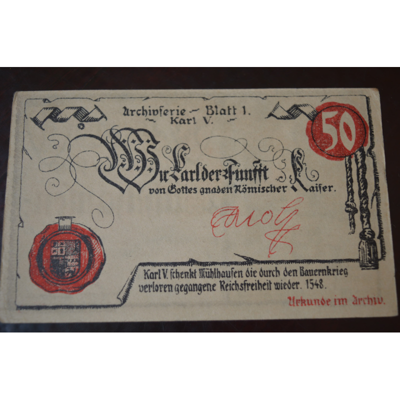 Німеччина. Нотгельд. 50Pf ( 6 ) Німеччина. Нотгельд. 50Pf ( 6 )