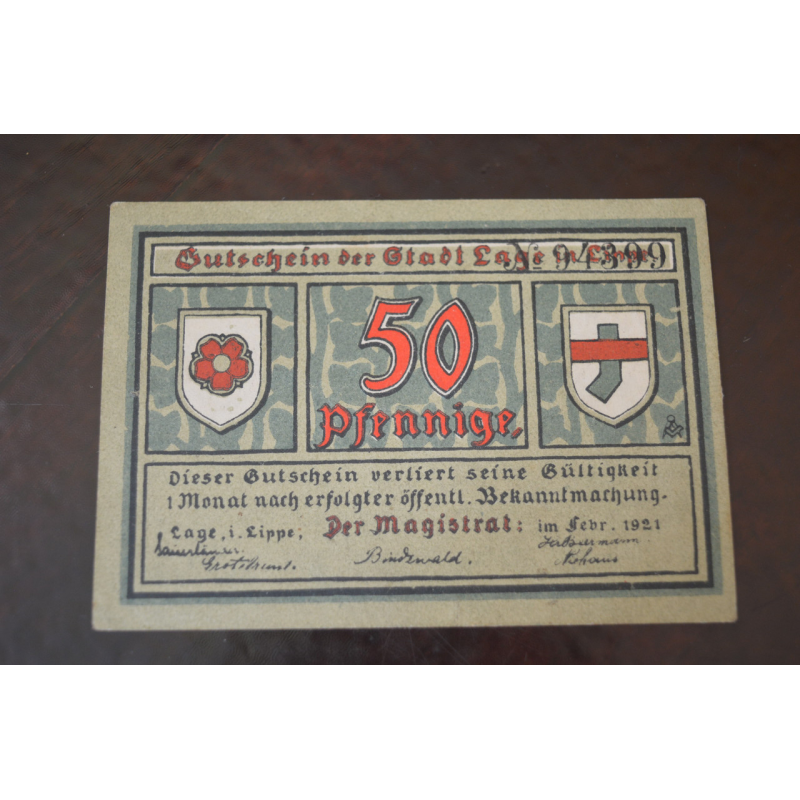 Німеччина. Нотгельд. 50Pf ( 6 ) Німеччина. Нотгельд. 50Pf ( 6 )