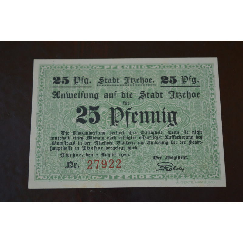 Німеччина. Нотгельд. 25Pf ( 7 ) Німеччина. Нотгельд. 25Pf ( 7 )