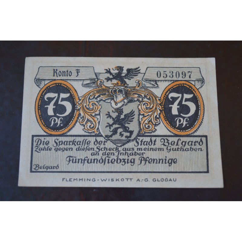 Німеччина. Нотгельд. 75Pf ( 7 ) Німеччина. Нотгельд. 75Pf ( 7 )