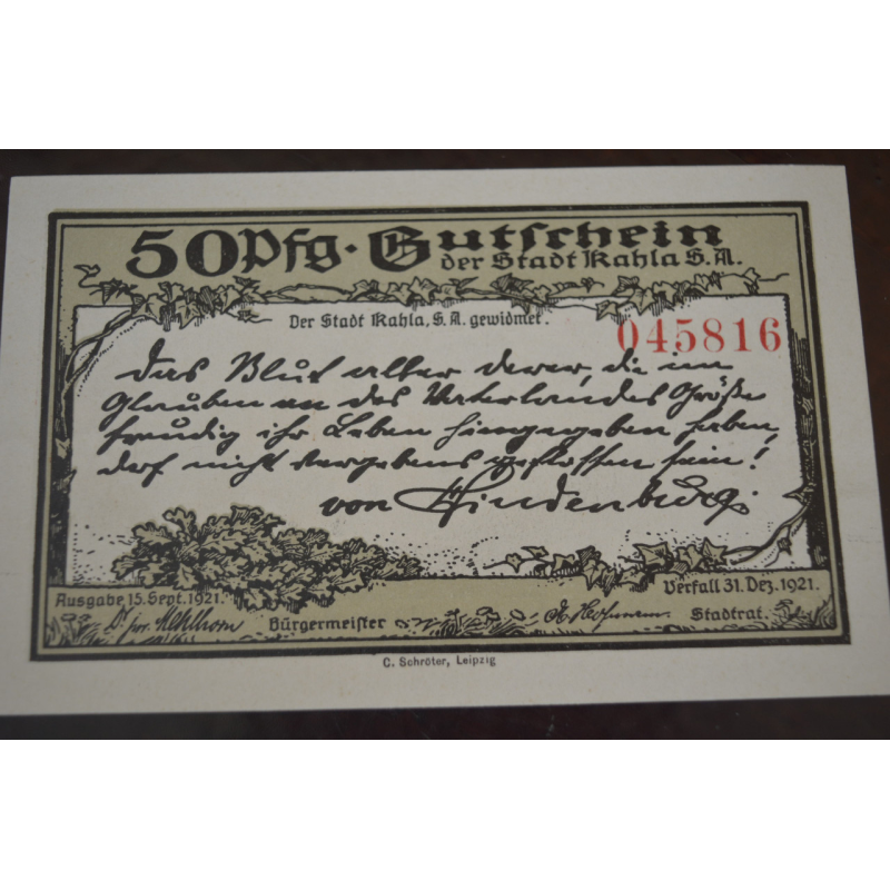 Німеччина. Нотгельд. 50Pf   ( 7 )