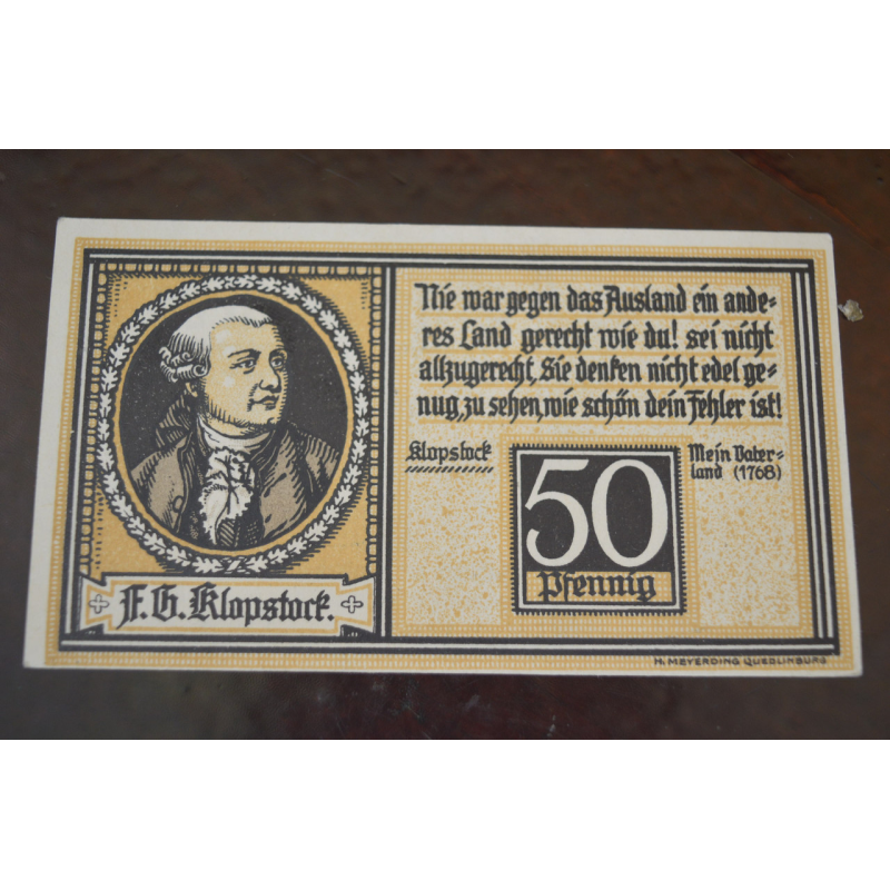 Німеччина. Нотгельд. 50Pf ( 7 ) Німеччина. Нотгельд. 50Pf ( 7 )