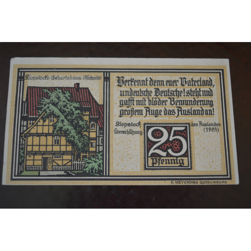 Німеччина. Нотгельд. 25Pf ( 7 ) Німеччина. Нотгельд. 25Pf ( 7 )