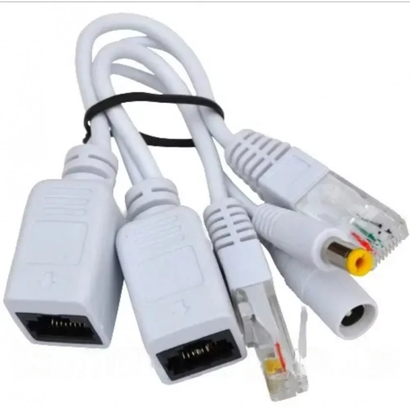 Комплект для передачи питания для IP-камер без PoE по витой паре, Tcom Комплект для передачи питания для IP-камер без PoE по витой паре, Tcom