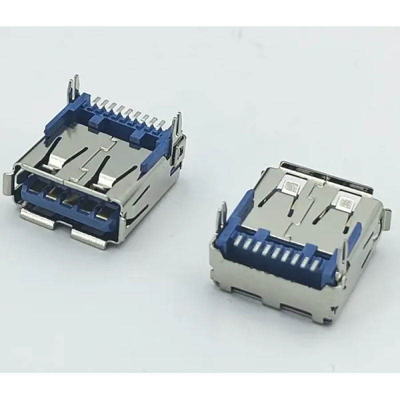 Гнездо USB 3.0 тип A, монтажное, Tcom (тип 2) Гнездо USB 3.0 тип A, монтажное, Tcom (тип 2)