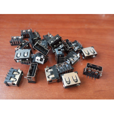 Гнездо USB тип A (90 град.) монтажное (Тип 2)
