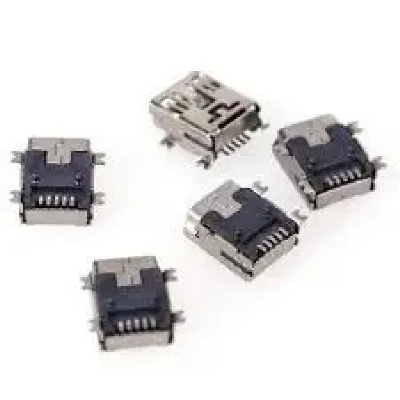 Гнездо mini USB 5pin монтажное, SMT тип Гнездо mini USB 5pin монтажное, SMT тип