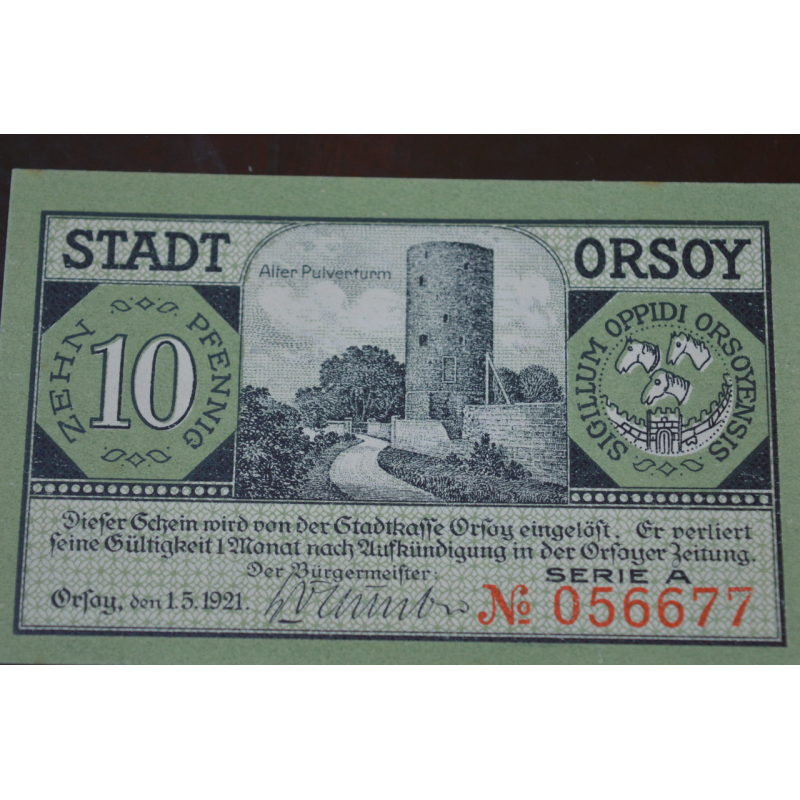 Німеччина. Нотгельд. 10Pf ( 7 ) Німеччина. Нотгельд. 10Pf ( 7 )