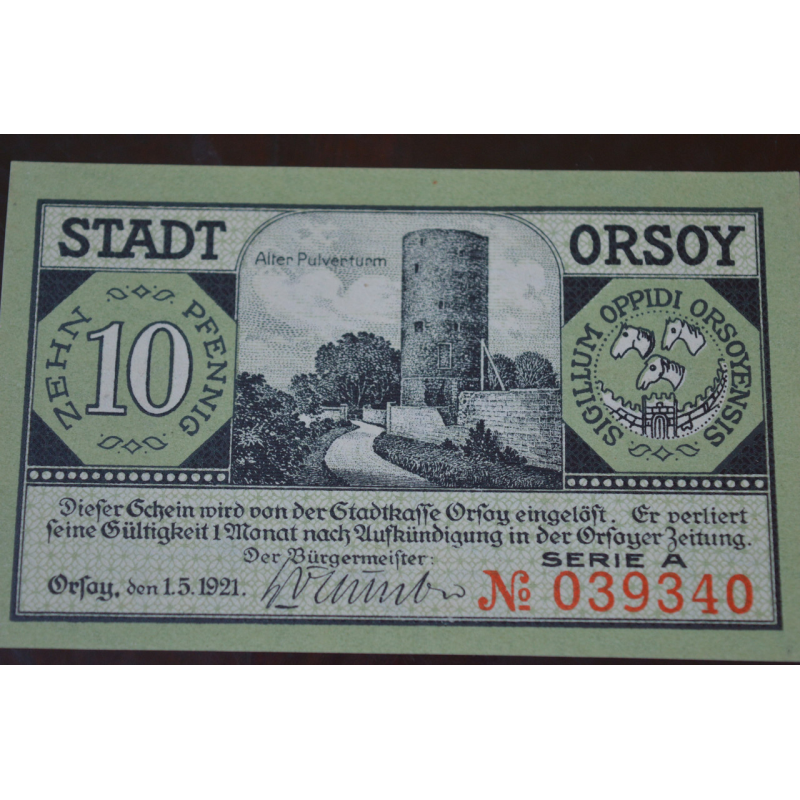 Німеччина. Нотгельд. 10Pf ( 7 ) Німеччина. Нотгельд. 10Pf ( 7 )