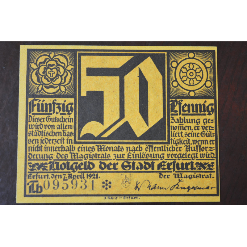 Німеччина. Нотгельд. 50Pf ( 8 ) Німеччина. Нотгельд. 50Pf ( 8 )