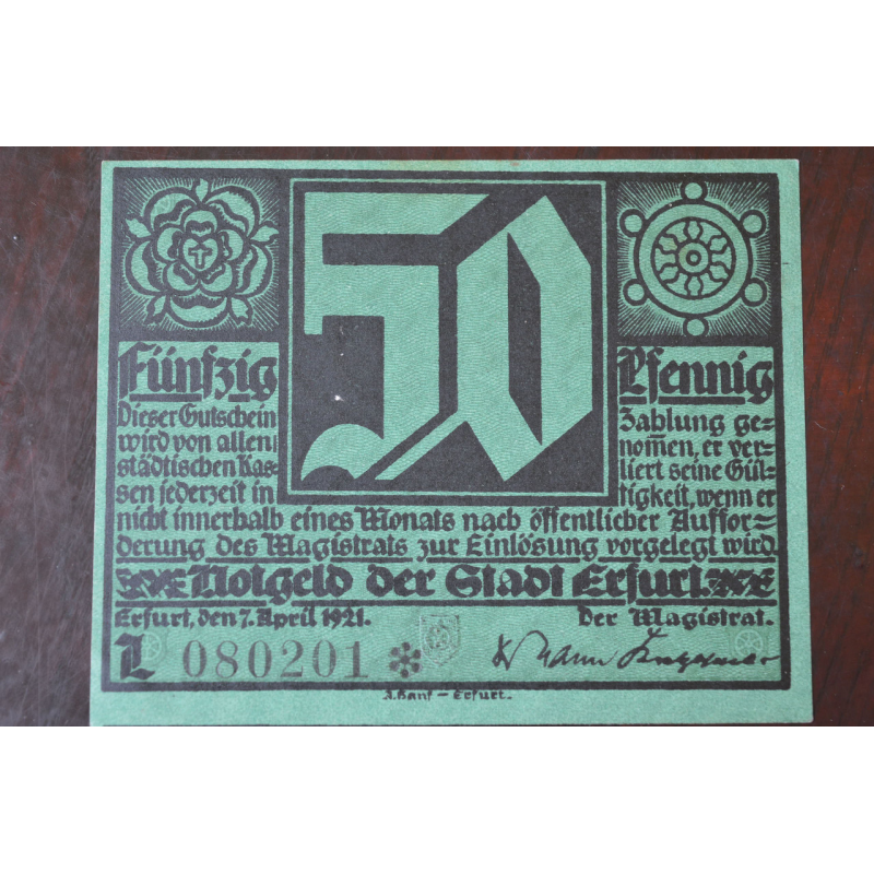 Німеччина. Нотгельд. 50Pf ( 8 ) Німеччина. Нотгельд. 50Pf ( 8 )