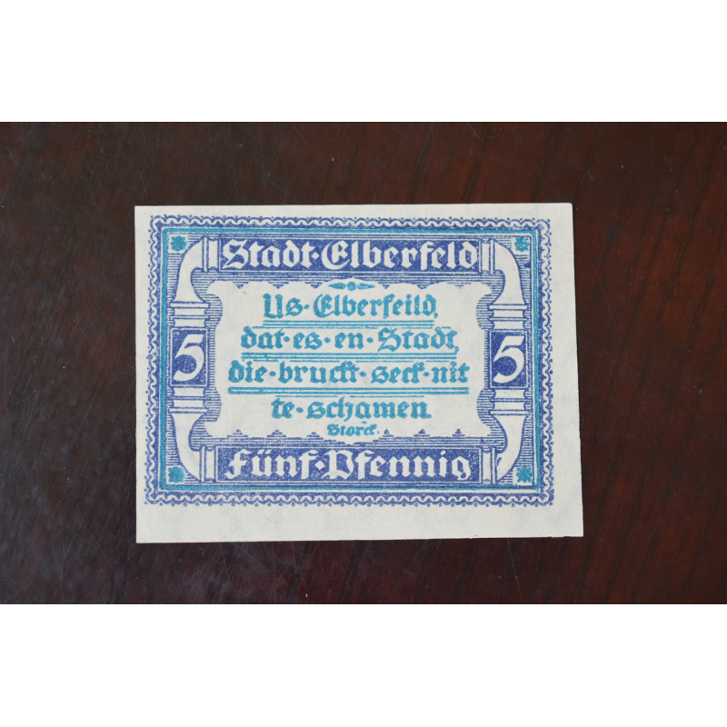 Германия. Нотгельд. 5Pf ( 8 ) Германия. Нотгельд. 5Pf ( 8 )