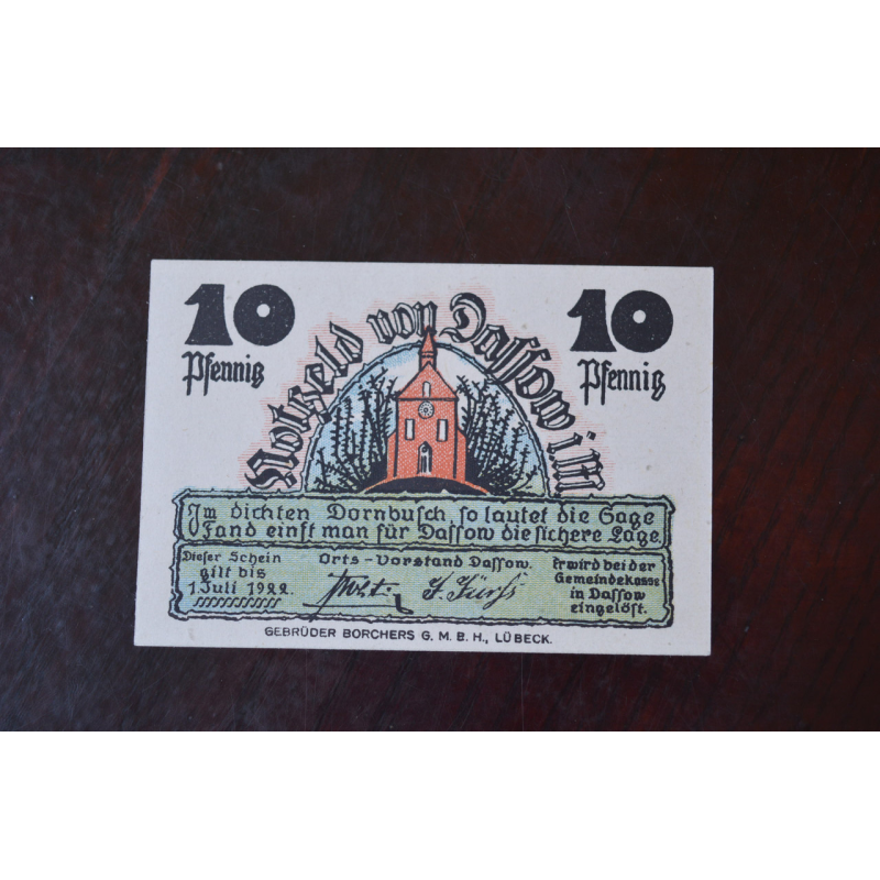 Німеччина. Нотгельд. 10Pf   ( 8 )
