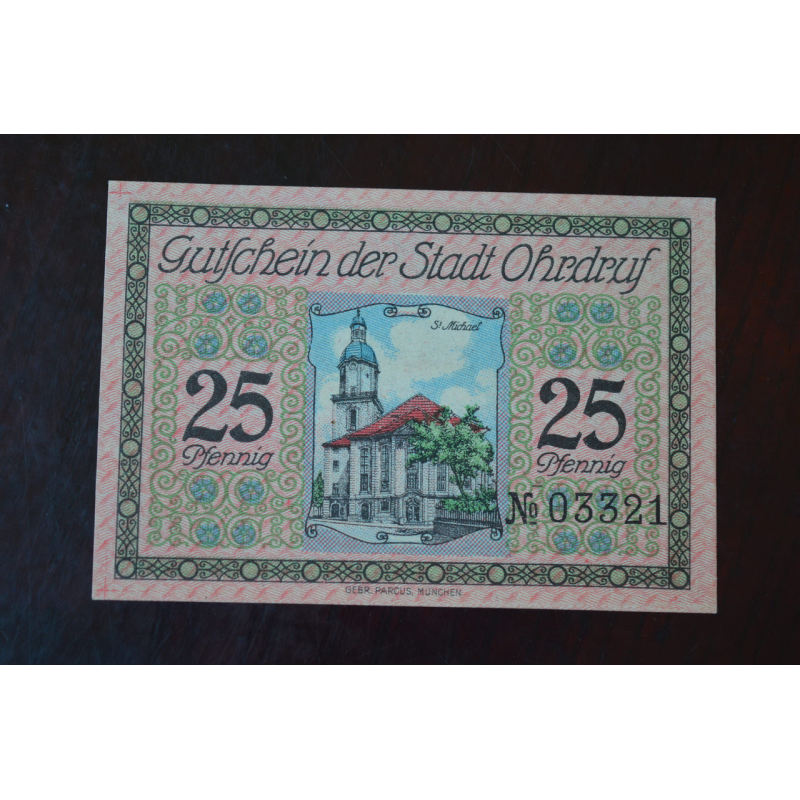 Німеччина. Нотгельд. 25Pf ( 8 ) Німеччина. Нотгельд. 25Pf ( 8 )