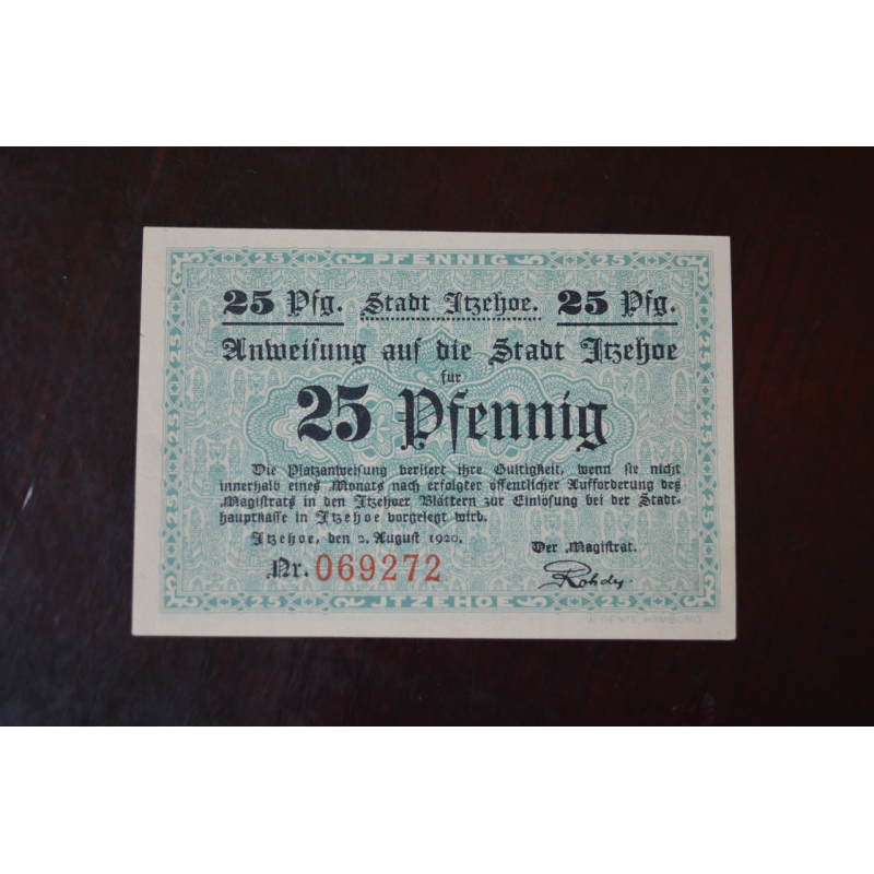 Німеччина. Нотгельд. 25Pf ( 8 ) Німеччина. Нотгельд. 25Pf ( 8 )