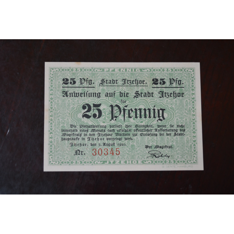 Німеччина. Нотгельд. 25Pf ( 8 ) Німеччина. Нотгельд. 25Pf ( 8 )