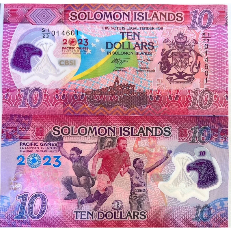 Solomon Islands  - 10 долларов Соломоновых Островов без даты 2023 г.
