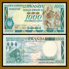 Руанда / Rwanda 1000 Francs 1988 Pick 21 UNC