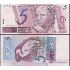 Бразилия / Brasil 5 reais 2001-2011 Pick 244 UNC