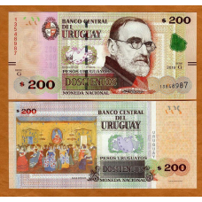 Уругвай / Uruguay 200 Pesos Uruguayos 2019 Pick 96b UNC