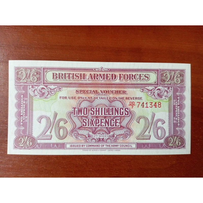 Велика Британія / British armed forces 2 шилінги 6 пенсів 1948 р. (2-ий випуск) UNC