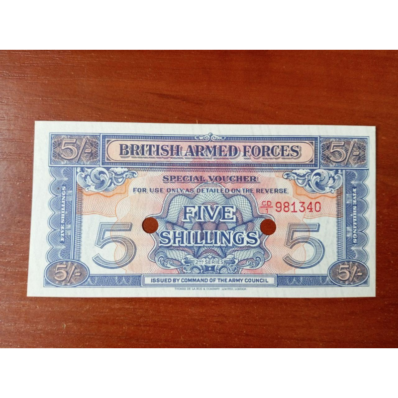 Великобритания (Армия)British armed forces 5 шиллингов 1961 г. (2-ый выпуск) UNС!!! Великобритания (Армия)British armed forces 5 шиллингов 1961 г. (2-ый выпуск) UNС!!!