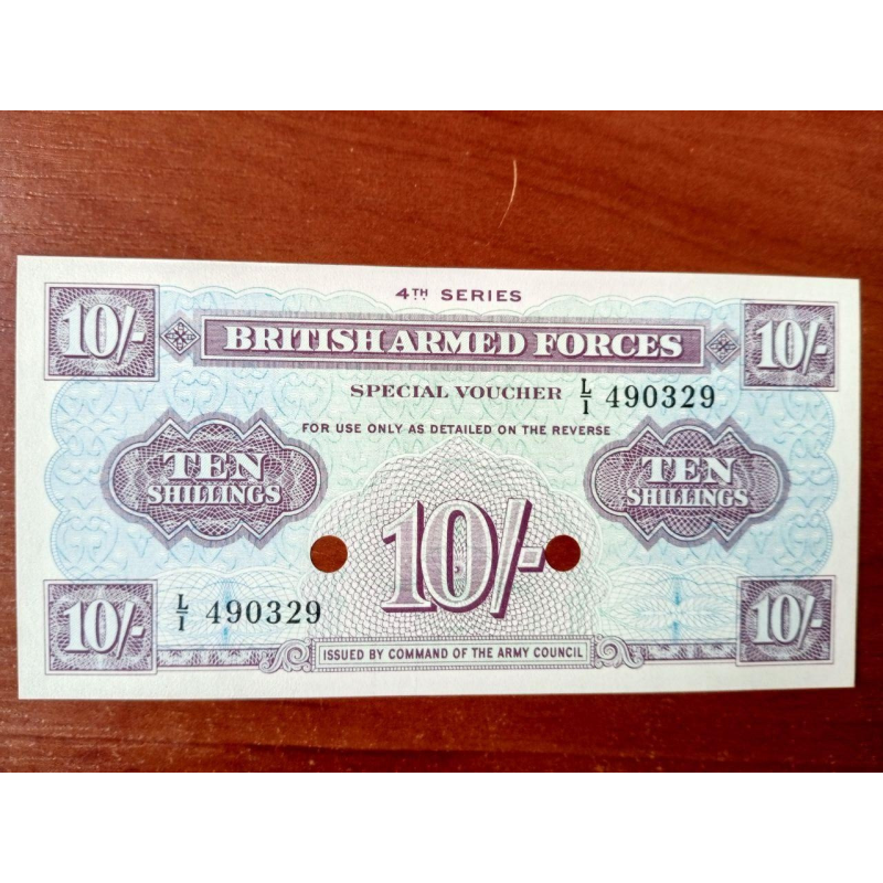 Великобритания (Армия)British armed forces 10 шиллингов 1962 г. (4-ый выпуск) UNС!!! Великобритания (Армия)British armed forces 10 шиллингов 1962 г. (4-ый выпуск) UNС!!!