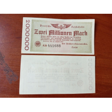Германия 2000000 (2 миллиона) марок 1923 аUNC