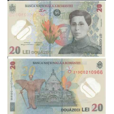 Romania Румыния - 20 Lei 2021 polymer UNC
