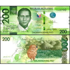 Филиппины / Pilipinas 200 pesos 2020 Рick 226а UNC