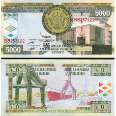 Бурунди / Burundi 5000 Francs 2013 Pick 48 UNC