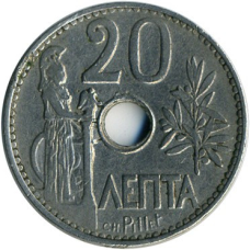 Греция 20 лепт, 1912