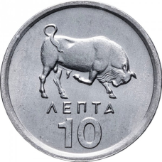 Греция 10 лепт, 1978