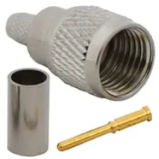 Штекер mini UHF под кабель (RG-58), обжимной, латунь