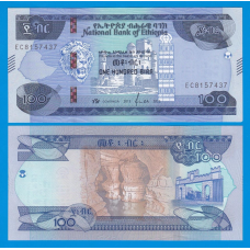 Эфиопия / Ethiopia 100 Birr 2023(2015) Pick 55b UNC