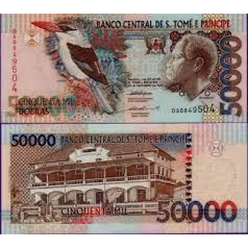 Сан - Томе и Принсипи 50000 dobras 1996 Pick 68а UNC