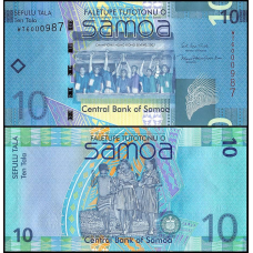 Самоа / Samoa 10 tala (2017) Pick 39 UNC