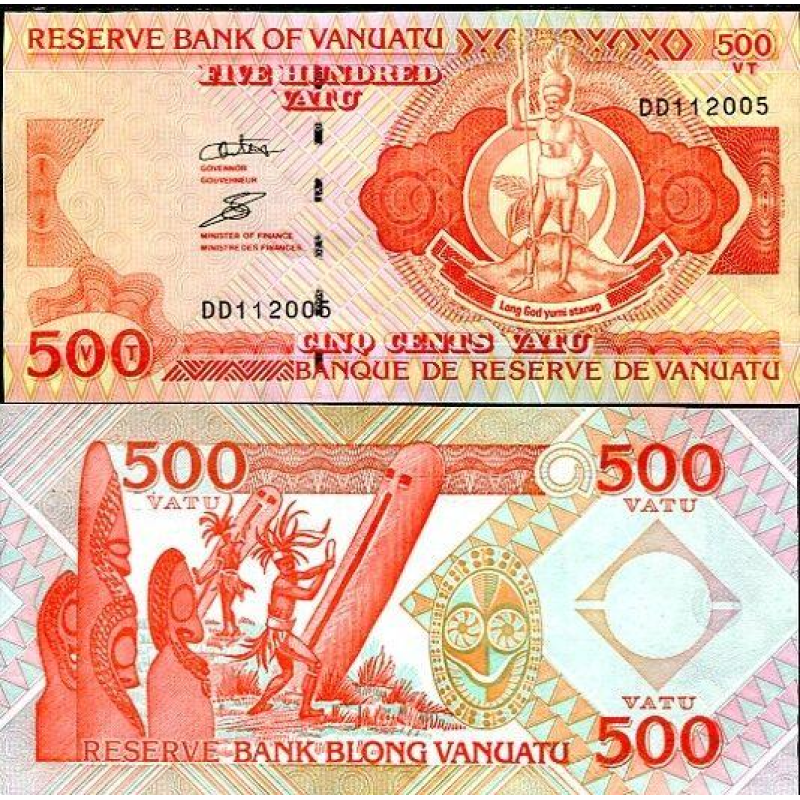 Вануату / Vanuatu 500 vatu (1993) Pick 5 UNC Вануату / Vanuatu 500 vatu (1993) Pick 5 UNC