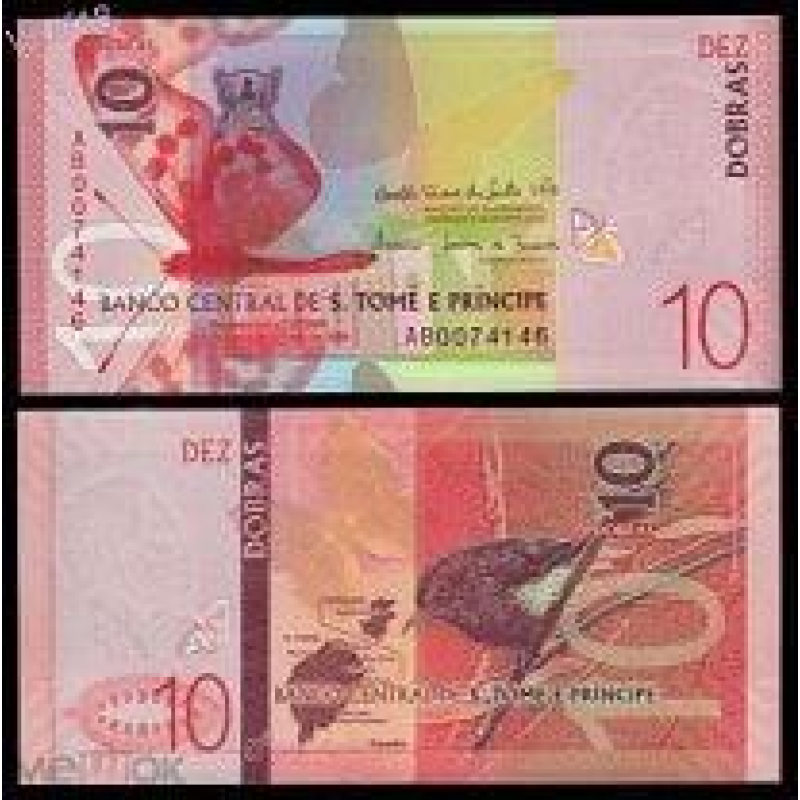 Сан - Томе и Принсипи 10 dobras 2020 Pick 77 UNC(бумага) Сан - Томе и Принсипи 10 dobras 2020 Pick 77 UNC(бумага)