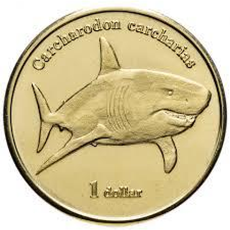Муреа 1 долар 2019 UNC “Біла Акула“ Муреа 1 долар 2019 UNC “Біла Акула“