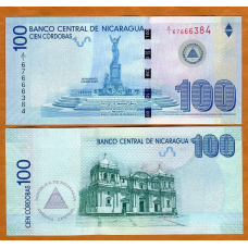 Нікарагуа / Никарагуа 100 кордоба 2007р UNC Р-204а