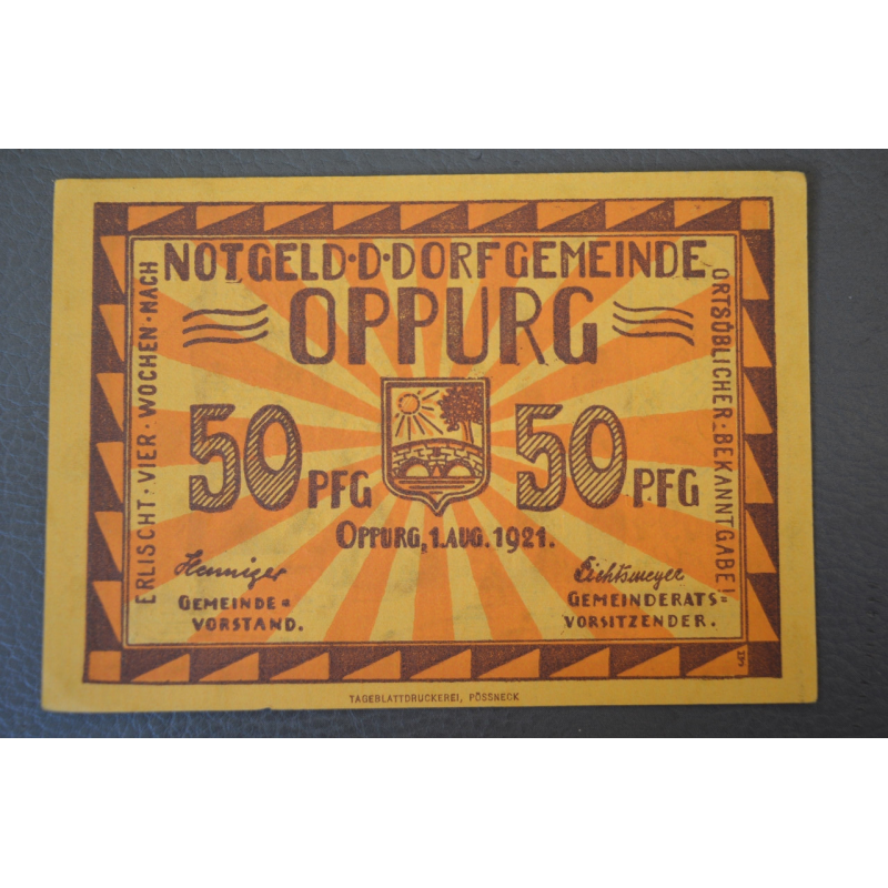 Німеччина. Нотгельд. 50 Pf ( 10 ) Німеччина. Нотгельд. 50 Pf ( 10 )