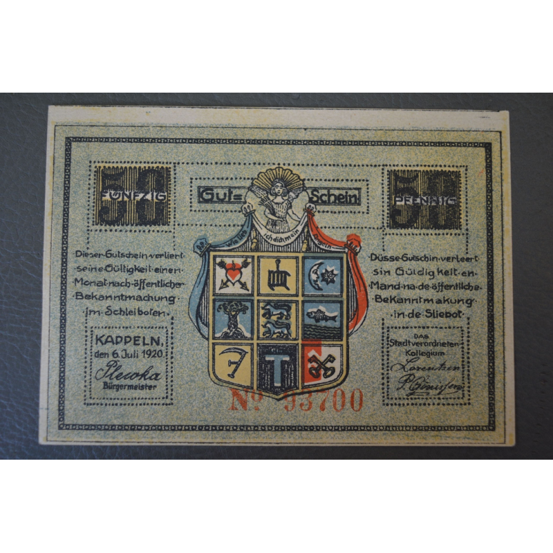 Німеччина. Нотгельд. 50 Pf ( 10 ) Німеччина. Нотгельд. 50 Pf ( 10 )