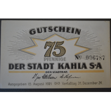 Німеччина. Нотгельд. 75 Pf   ( 10 )