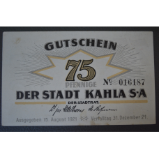 Німеччина. Нотгельд. 75 Pf   ( 10 )
